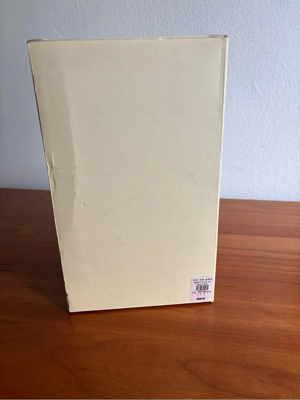 Pottery Barn Vintage Magnifying Glass Candlelight with Box